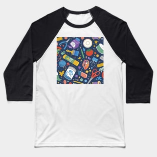 Artsy Pattern Baseball T-Shirt